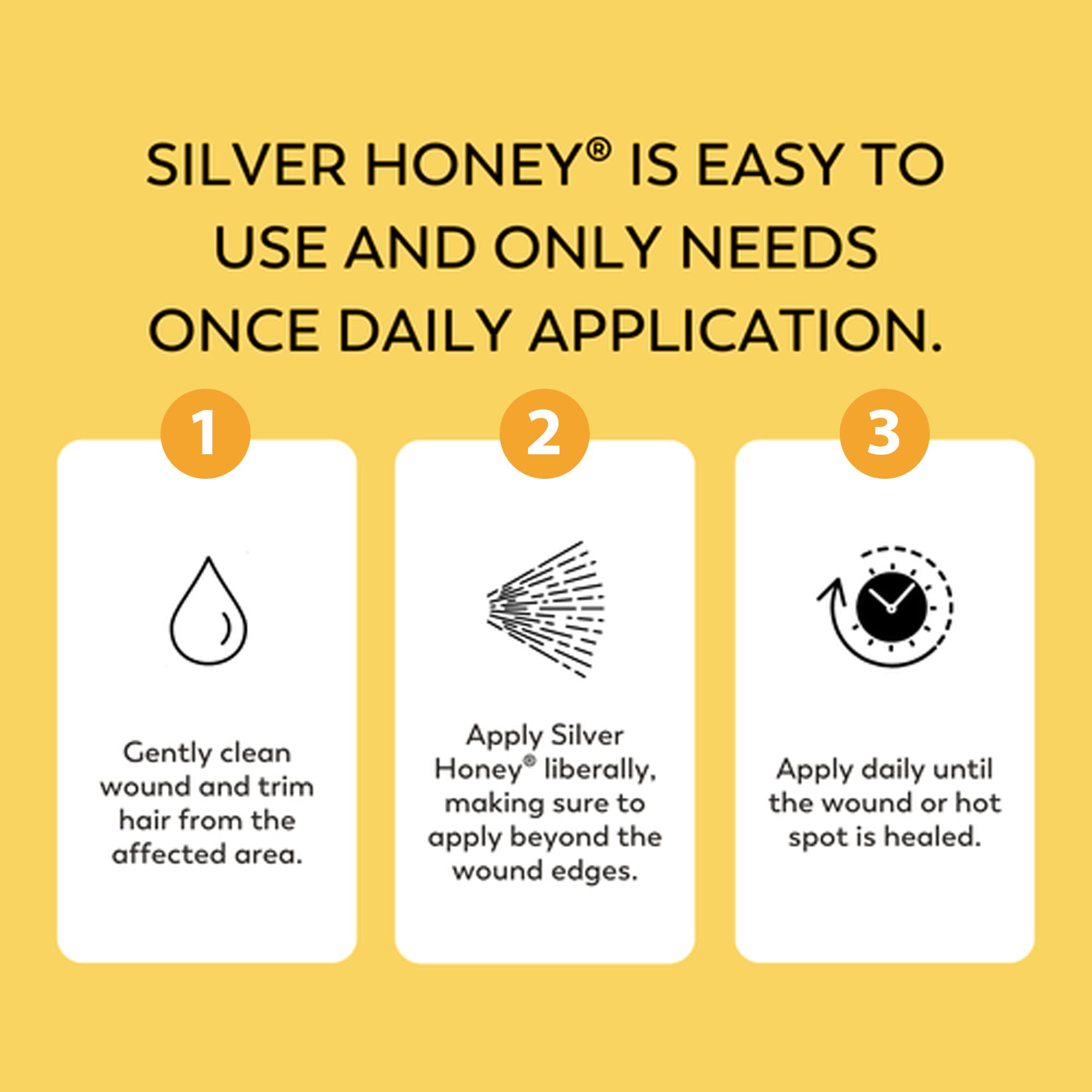 Absorbine Silver Honey Ungüento de cuidado para áreas rojas
