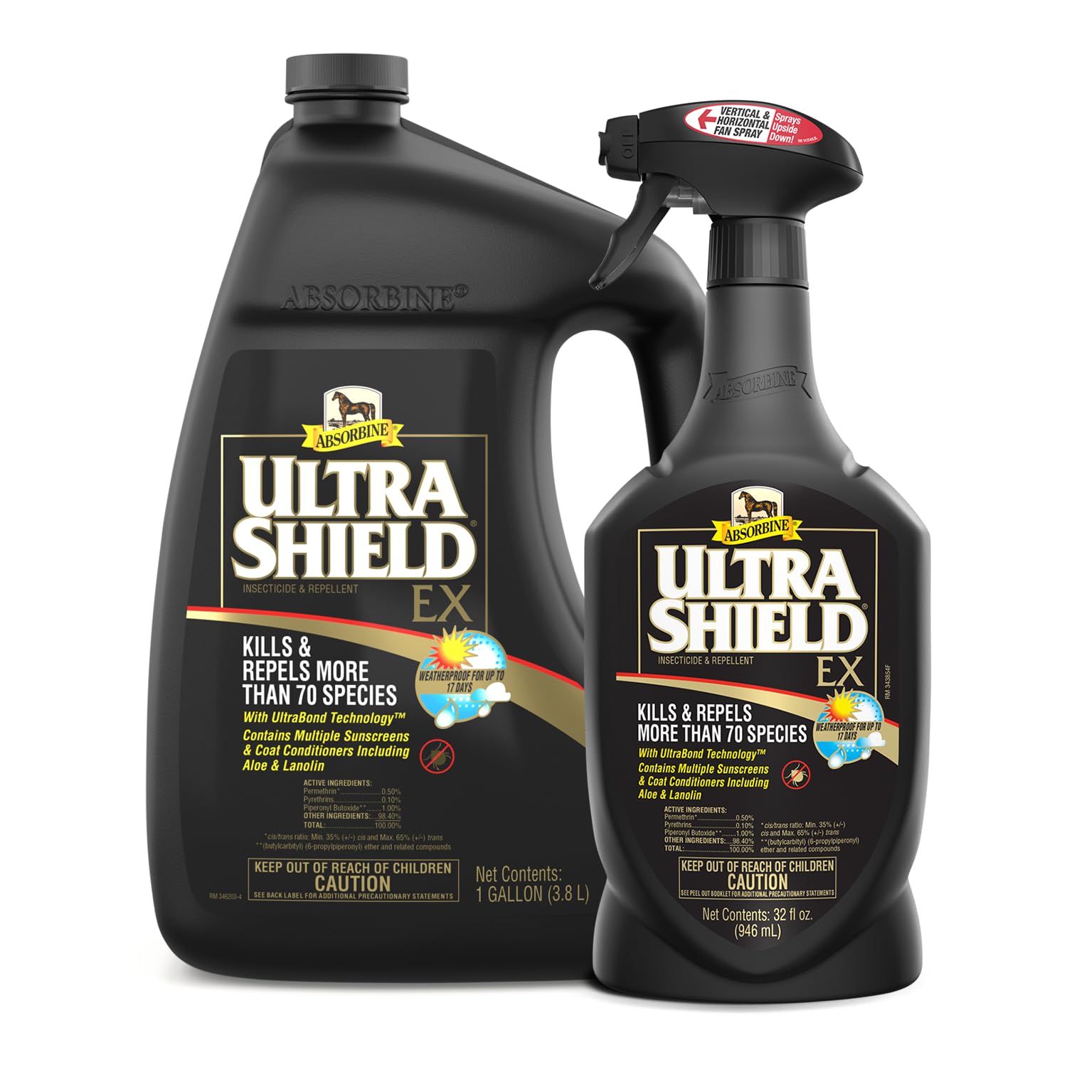 Absorbine UltraShield EX Combo, uso frente a moscas, reconocimiento como favorito.