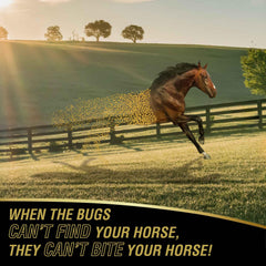 Absorbine UltraShield Gold ofrece protección para caballos durante el trabajo