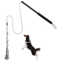 ABtool Vara de persecución para perros, uso exterior, ideal para entrenamiento y quema de energía.