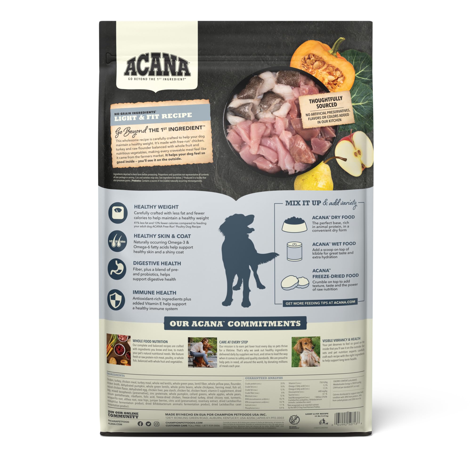 ACANA Alimento Seco para Perro Adulto de Alto Proteína para energía diaria