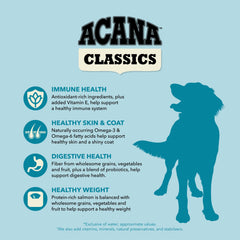 ACANA Classics Cebada Integral: fibra y nutrición para una digestión sana.