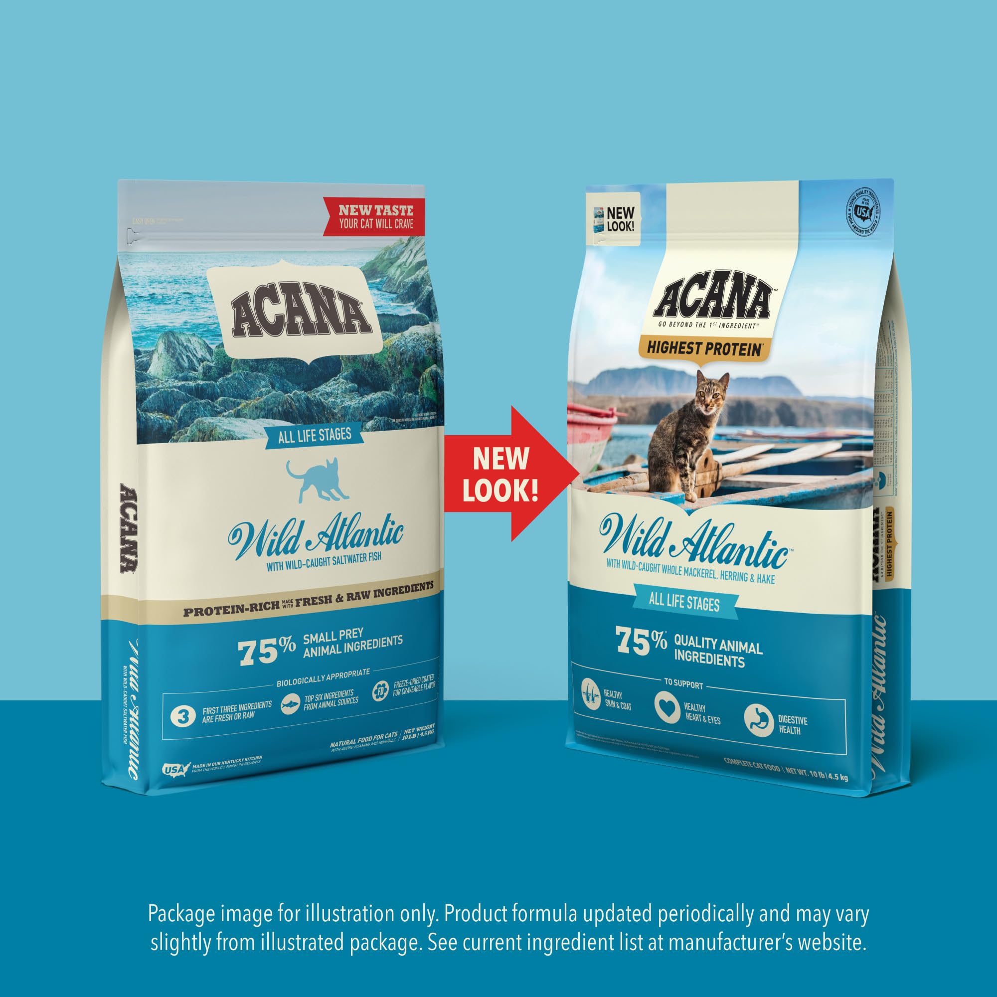 ACANA elaborado en Estados Unidos con ingredientes de calidad.
