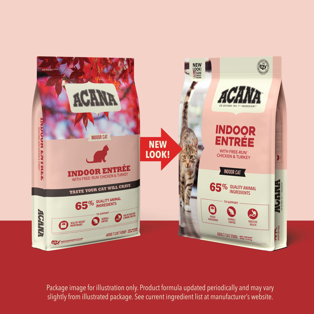 ACANA Entrada Interior, ingredientes de calidad estadounidense, sin granos añadidos.