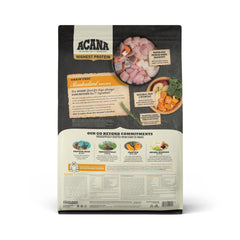 ACANA Meadowland, croquetas con proteínas de alta calidad para perros.