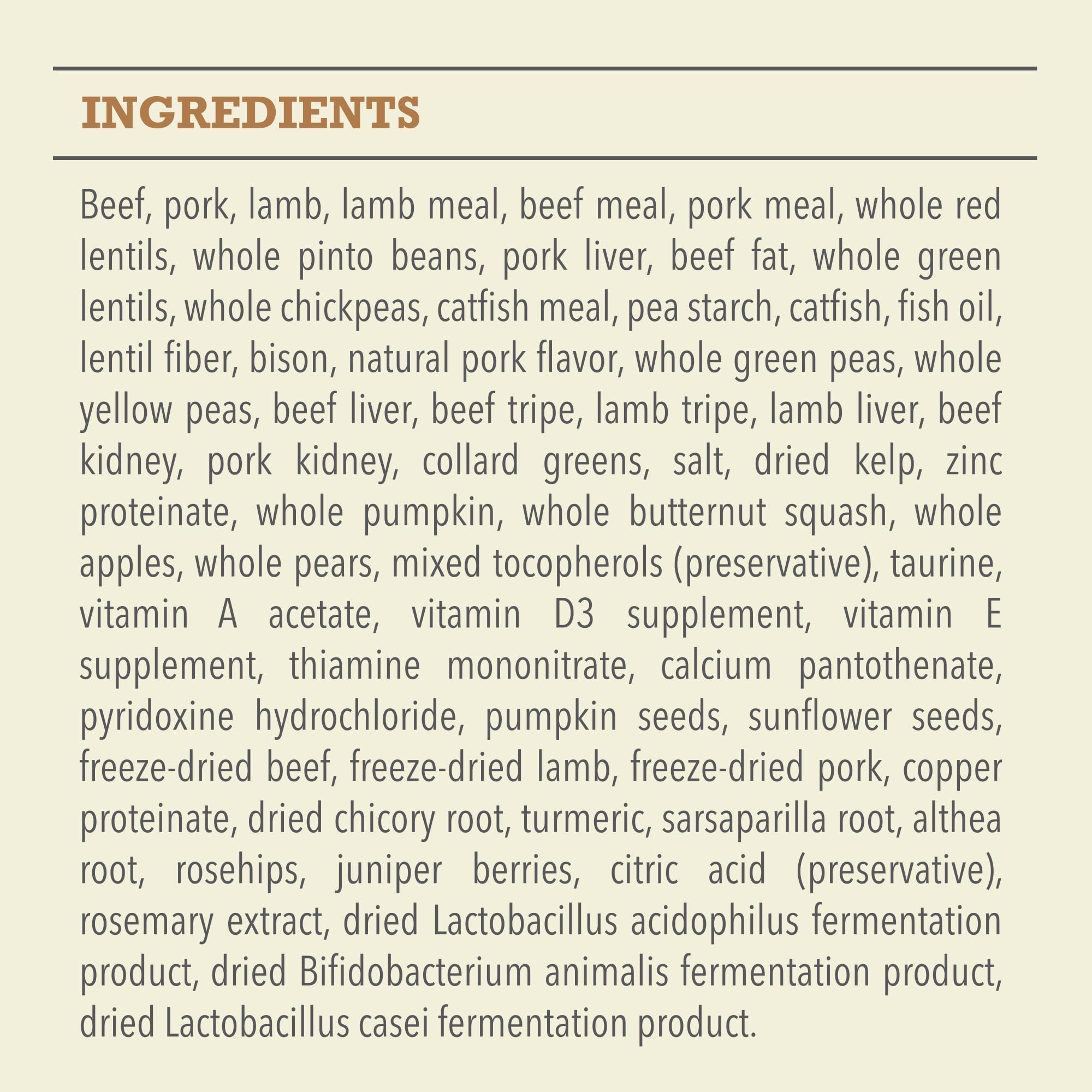 ACANA Ingredientes frescos preservados por refrigeración.
