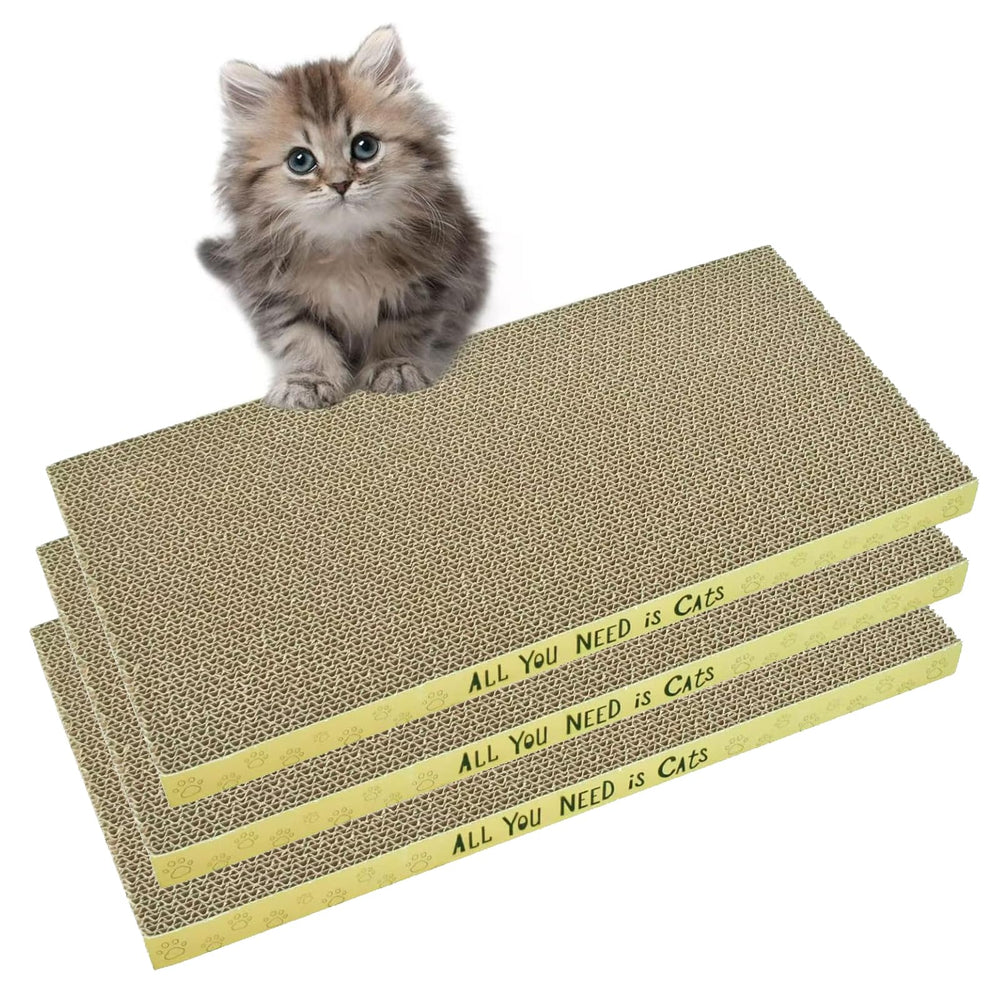 Griffoir AccEncyc en carton rectangulaire, idéal pour l'apprentissage des chats.