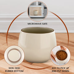 Acellegic diseño moderno en tazón cerámico para cocina y hogar