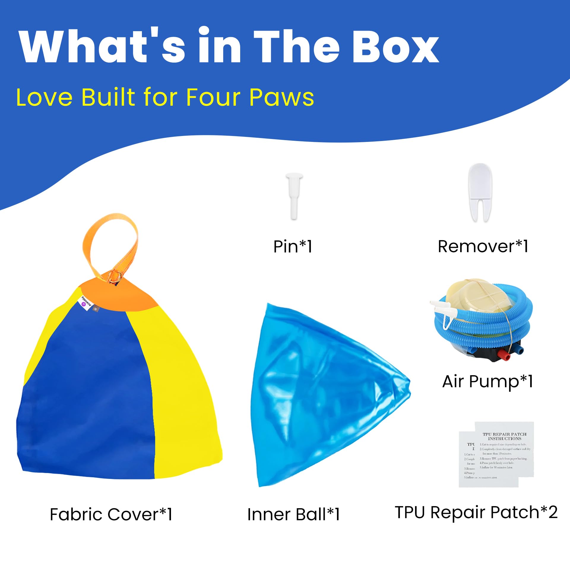 Diseño para perros de trabajo activos, fácil de transportar