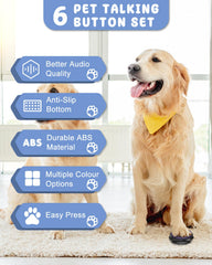 Acools tapete de comunicación para perro, organiza botones y facilita sesiones.