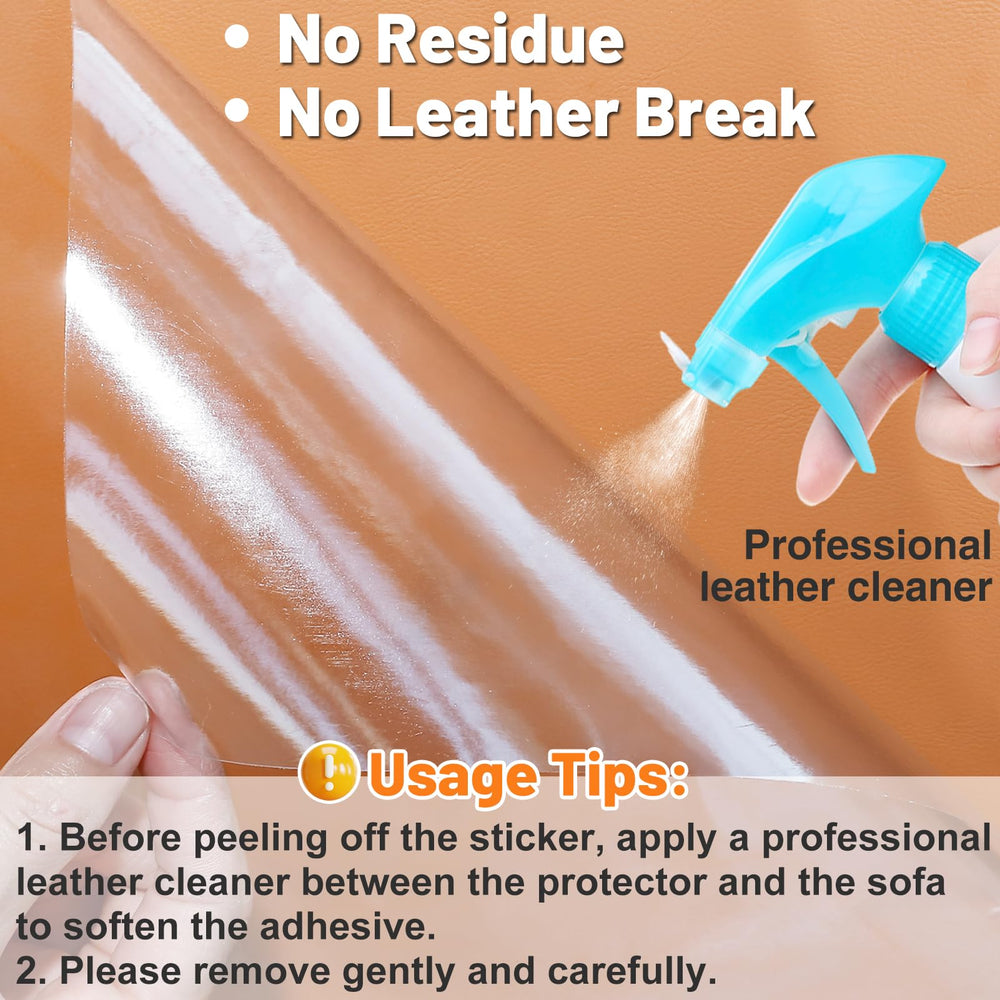 Conjunto de 8 protectores para cuero; uso versátil.