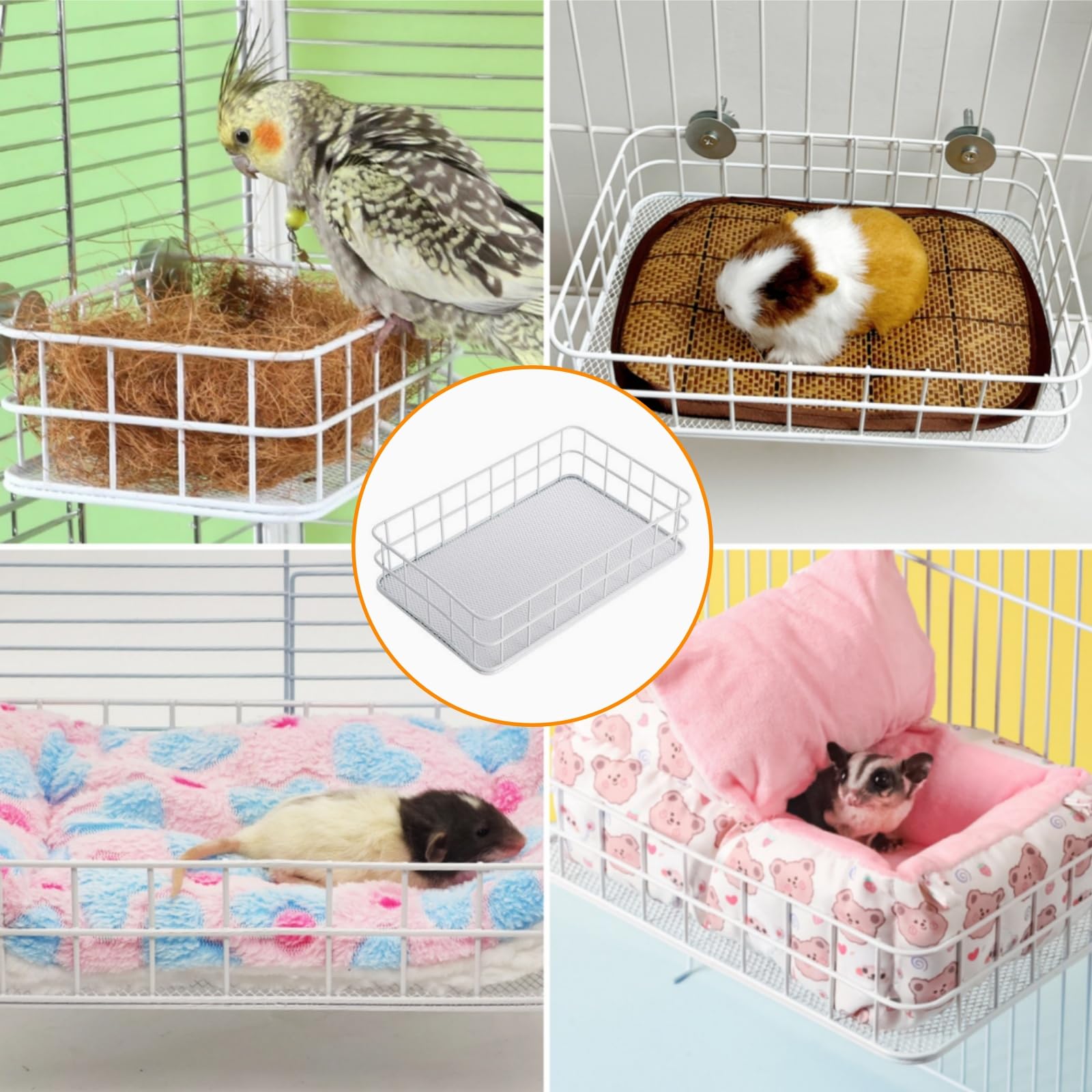 Acshio accesorios hábitat animales pequeños: conjunto completo para actividades diarias.