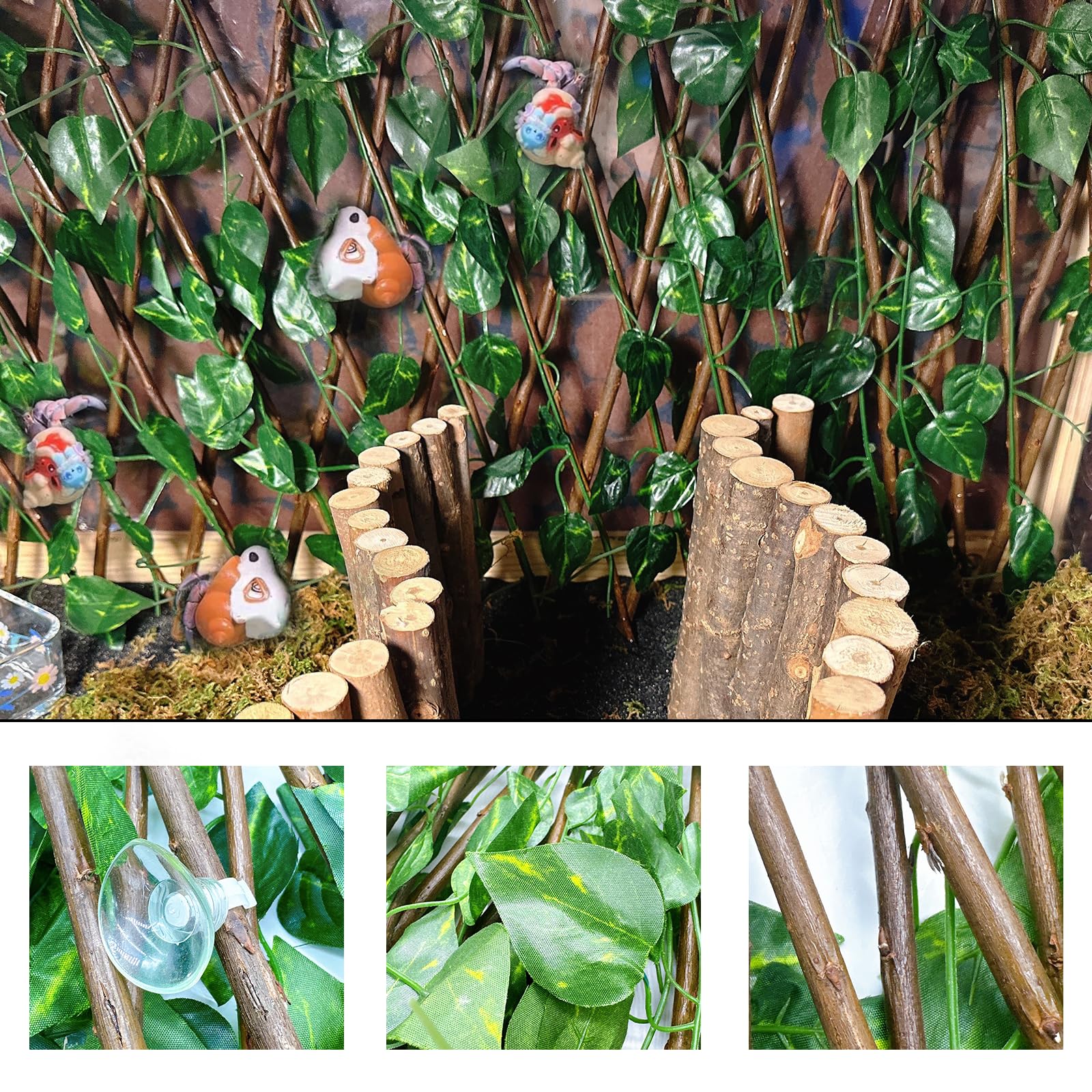 Acsist accesorios para habitat para cangrejo ermitaño: decoración versátil para hábitats mixtos.