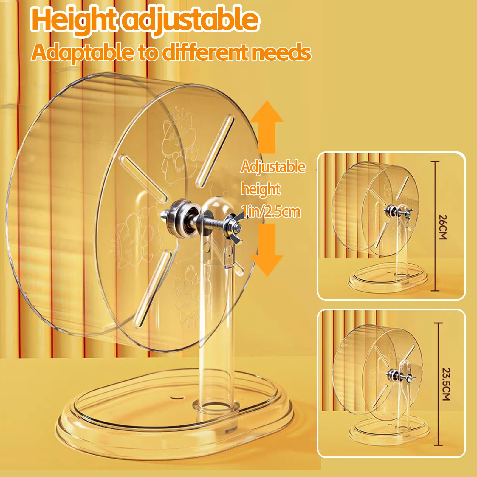 Material PET transparente de Acsist, duradero y fácil de limpiar.