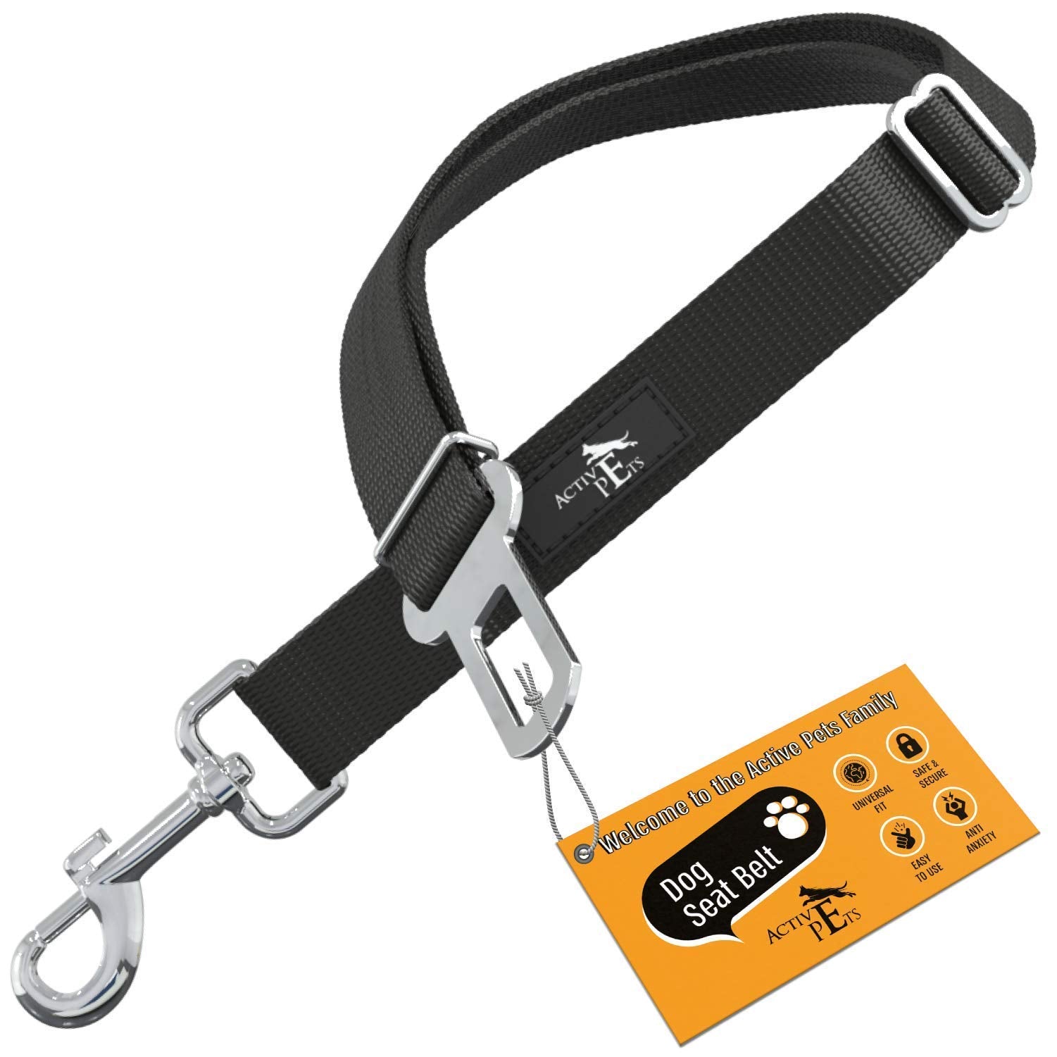 Active Pets cinturon seguridad para perros, 18-24 pulgadas, ajuste cómodo en viaje
