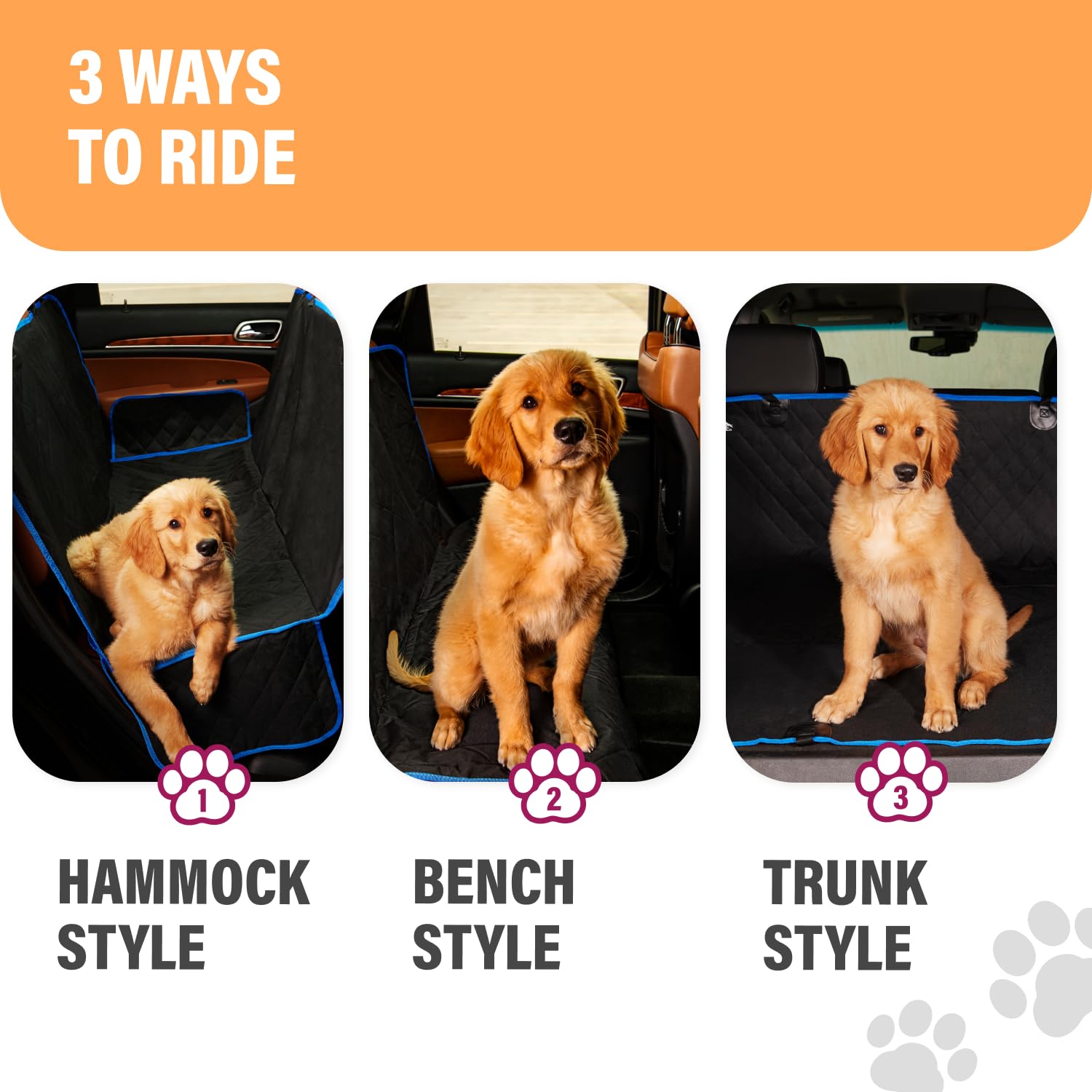 Active Pets diseño duradero ofrece confort para perros activos durante el viaje.