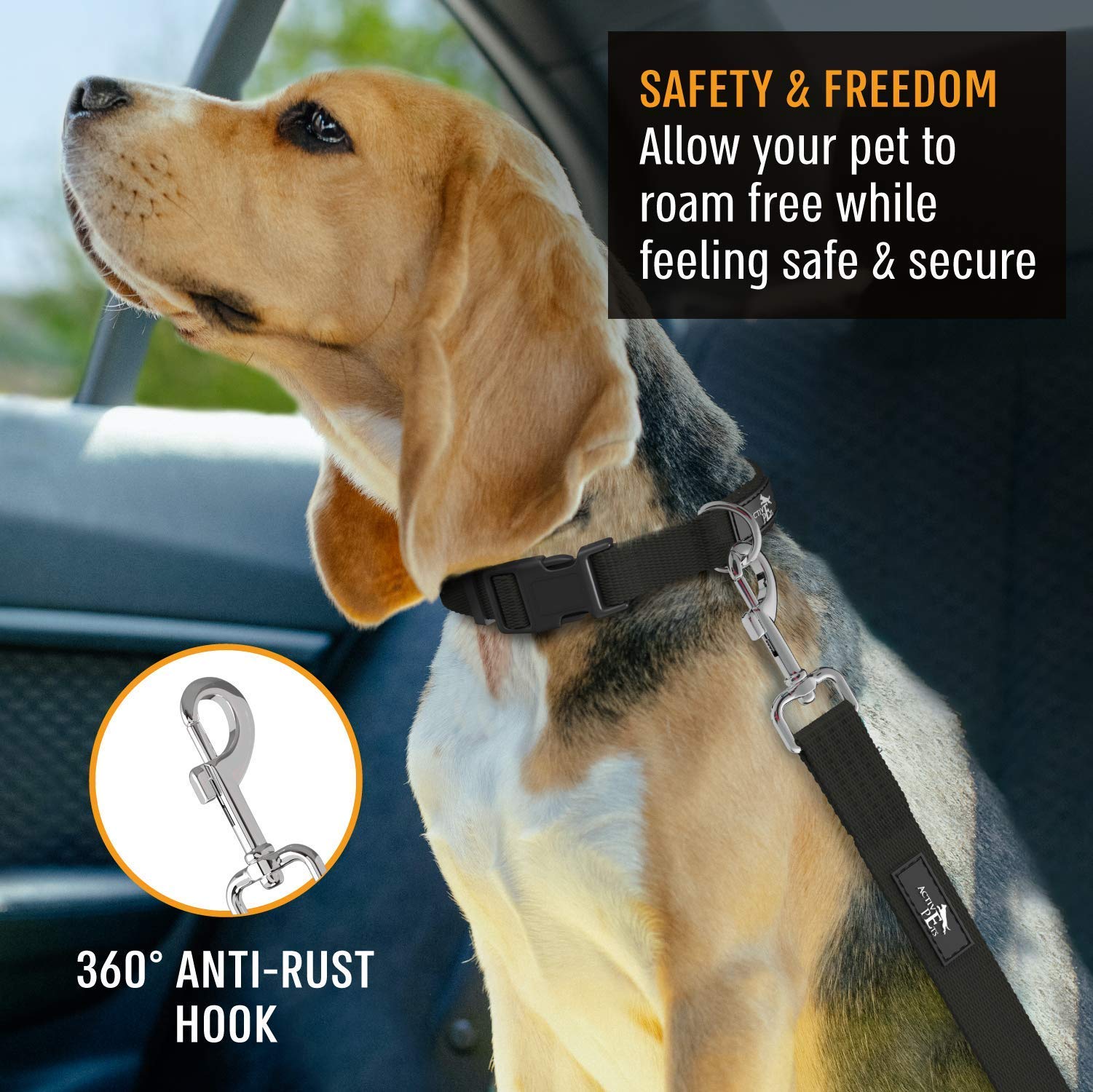 Active Pets enganche 360 grados para perros, giro suave para movilidad segura
