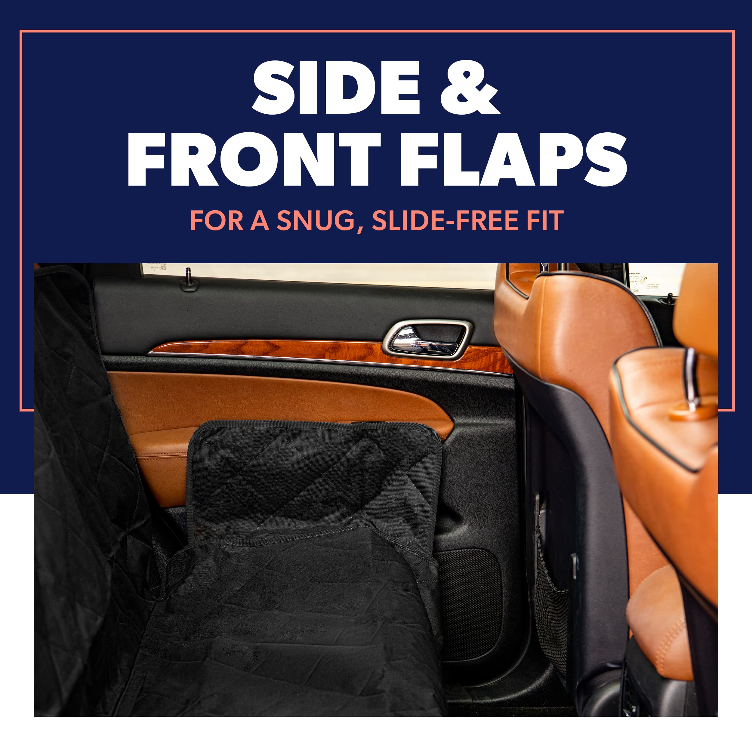 Active Pets funda con fijación cinturón y velcro añade seguridad al respaldo.