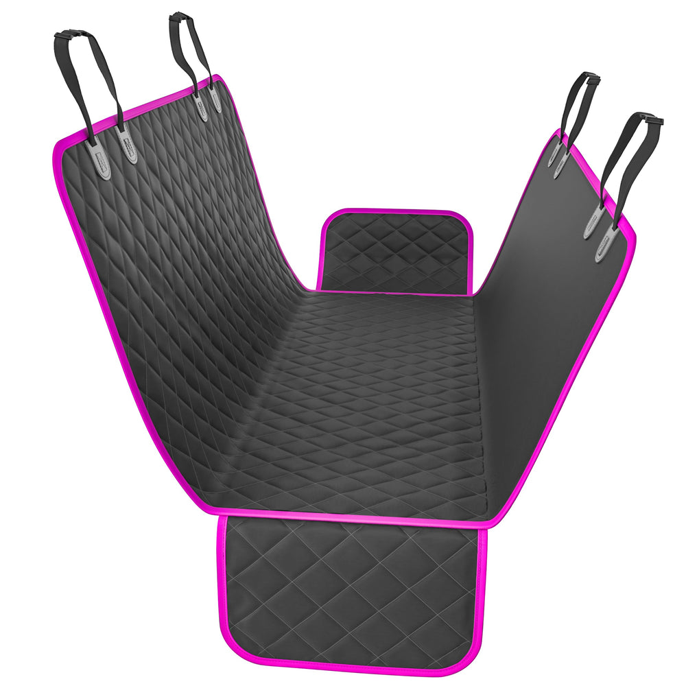 Active Pets hamaca para asiento trasero rosa XL protege contra pelos y suciedad.