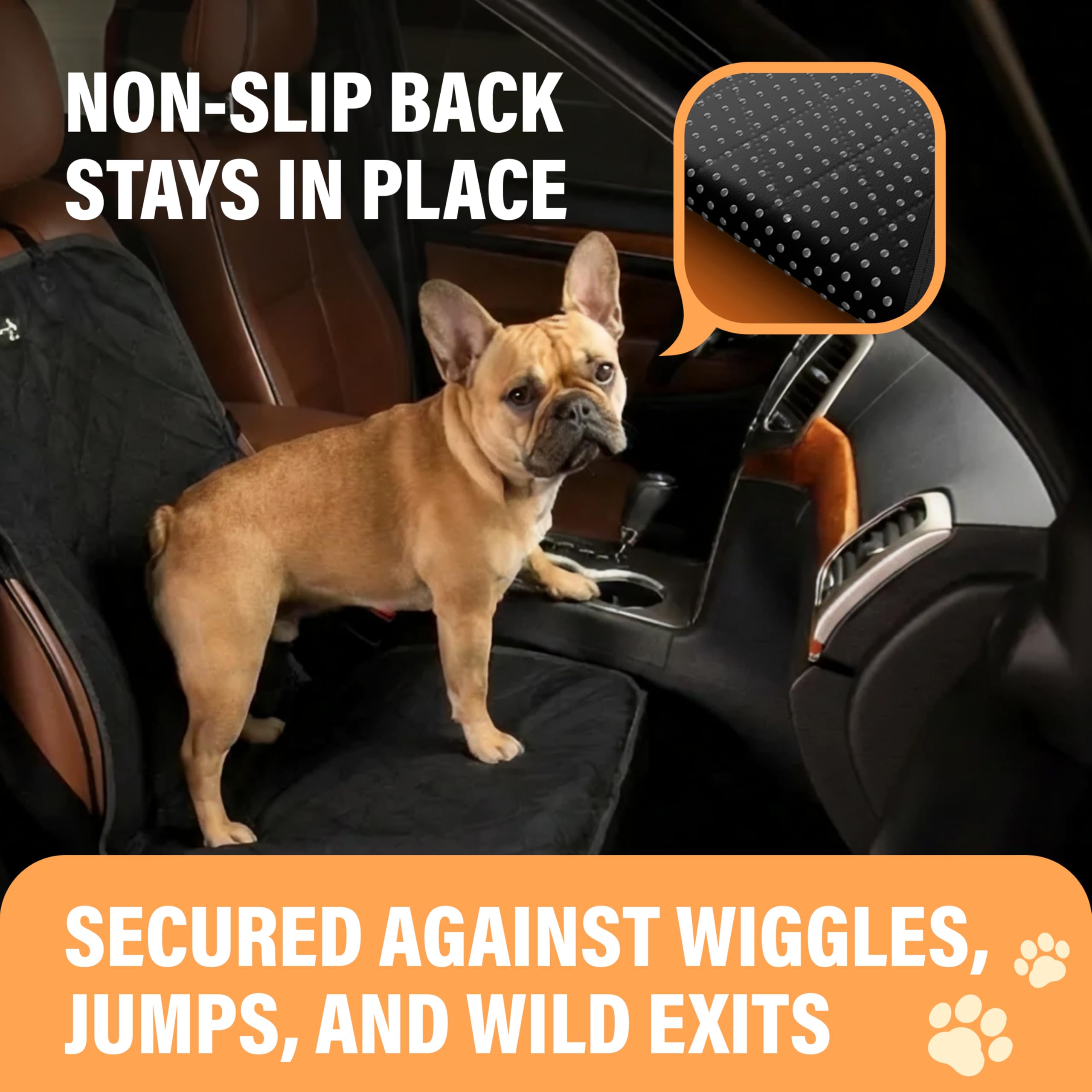 Active Pets materiales fáciles de limpiar mantienen el asiento limpio tras cada paseo