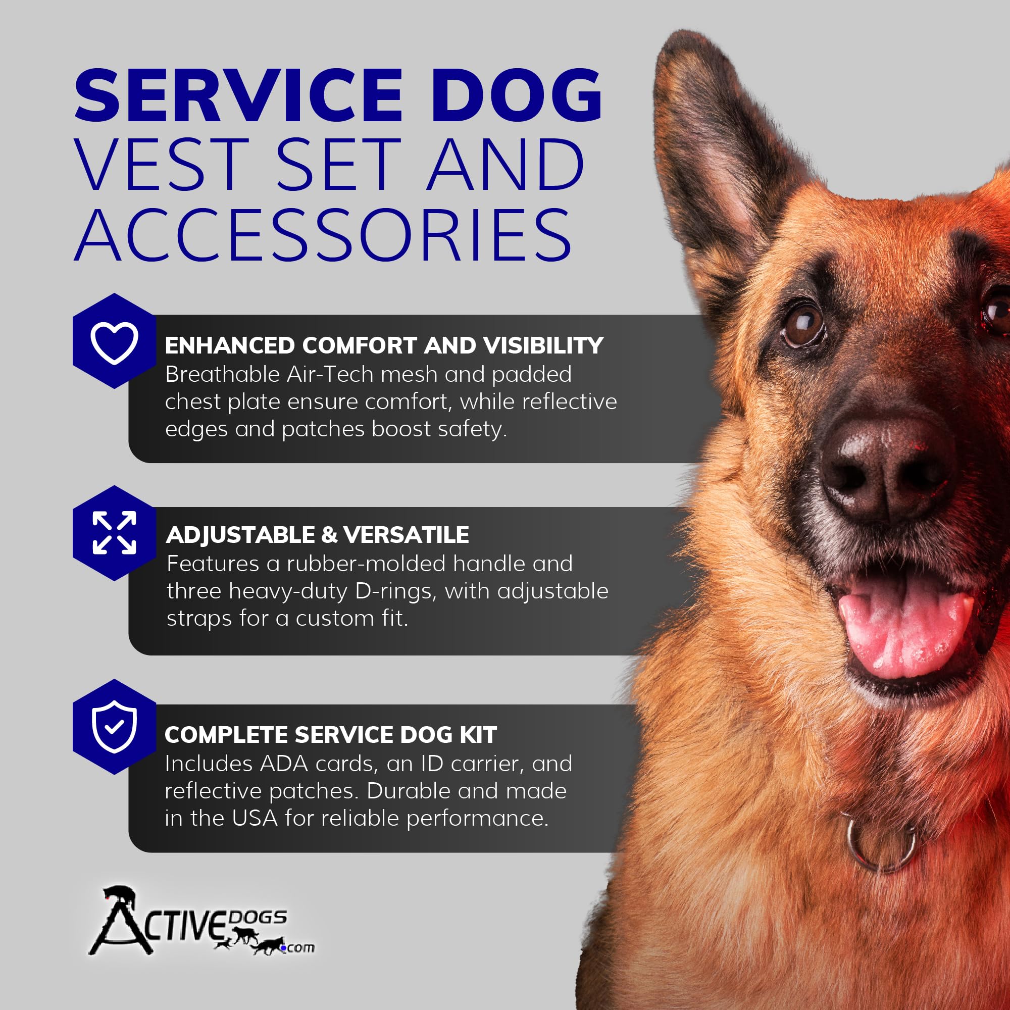 Activedogs parches reflectantes para mayor visibilidad nocturna
