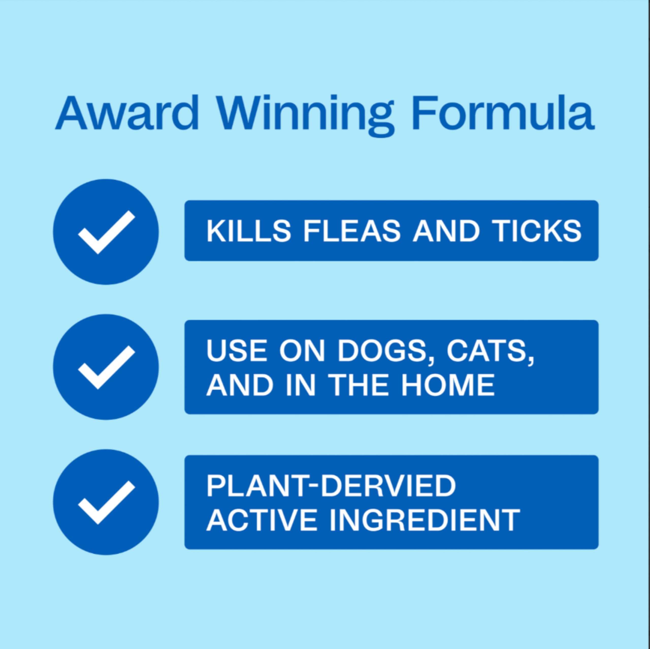 Aplicación en perro con ADAMS Botanicals para pulgas y garrapatas.