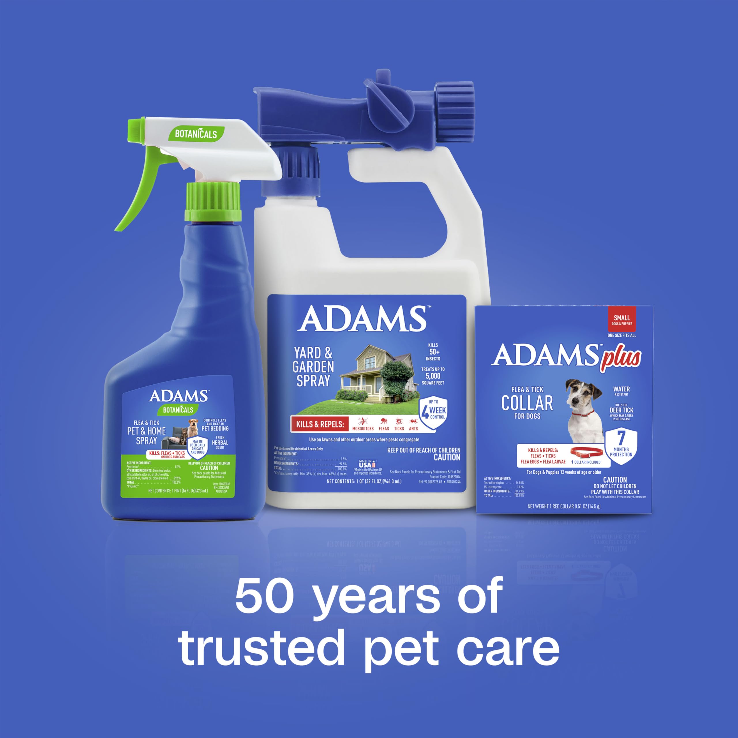 ADAMS Collar cómodo y ajustado para perros pequeños