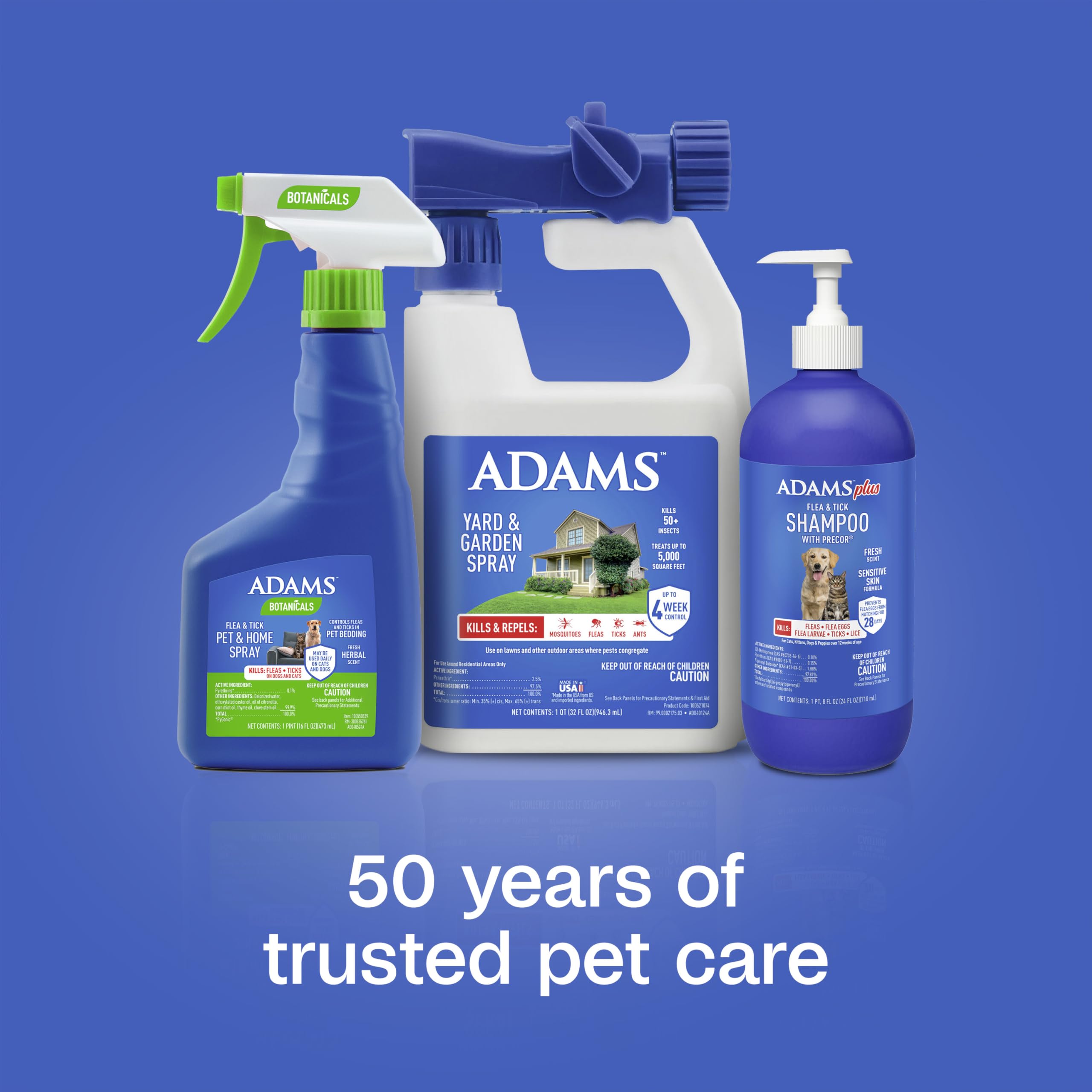ADAMS Plus Champú facilita cepillado gracias a su acondicionamiento.