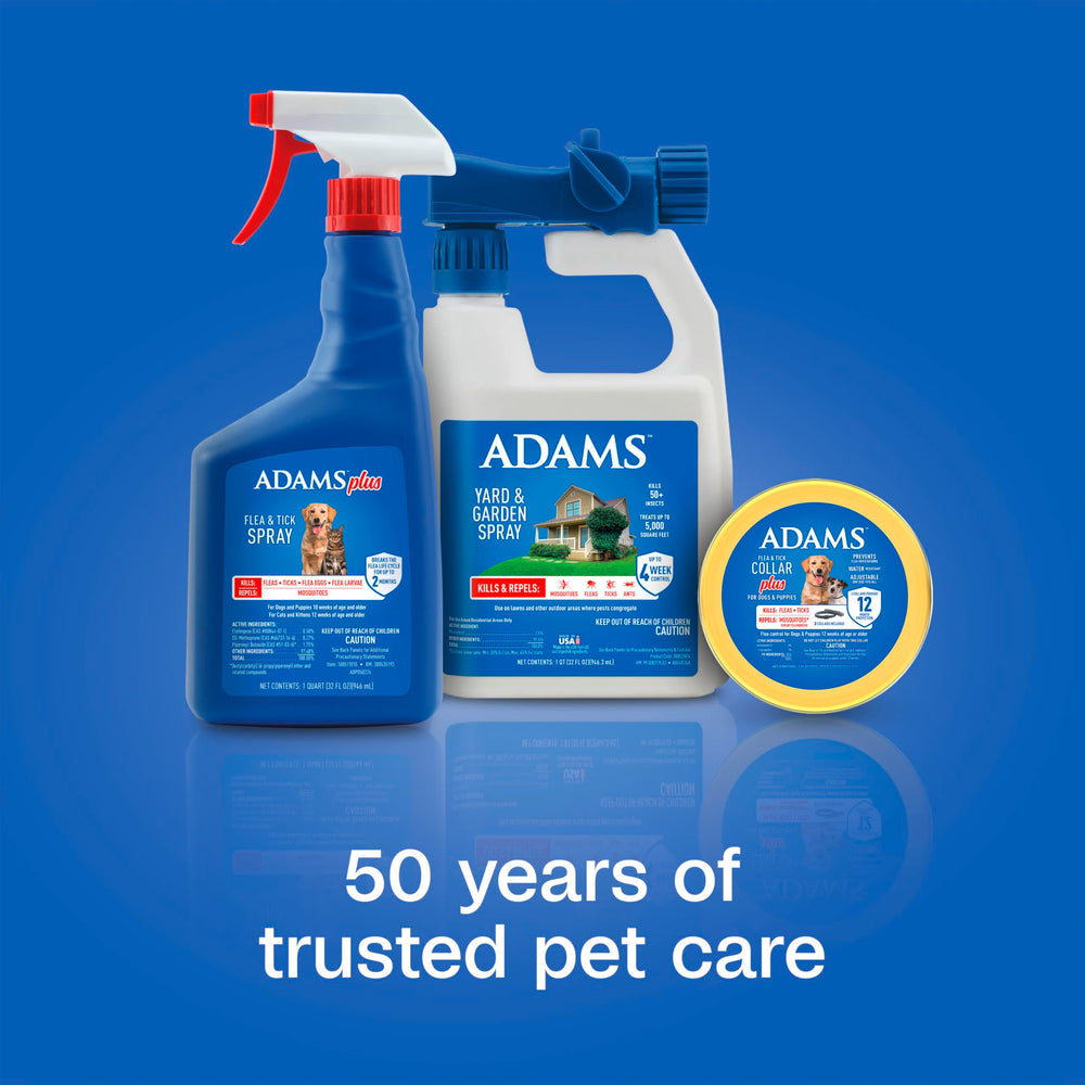 ADAMS Plus Spray para hogares con varias mascotas.