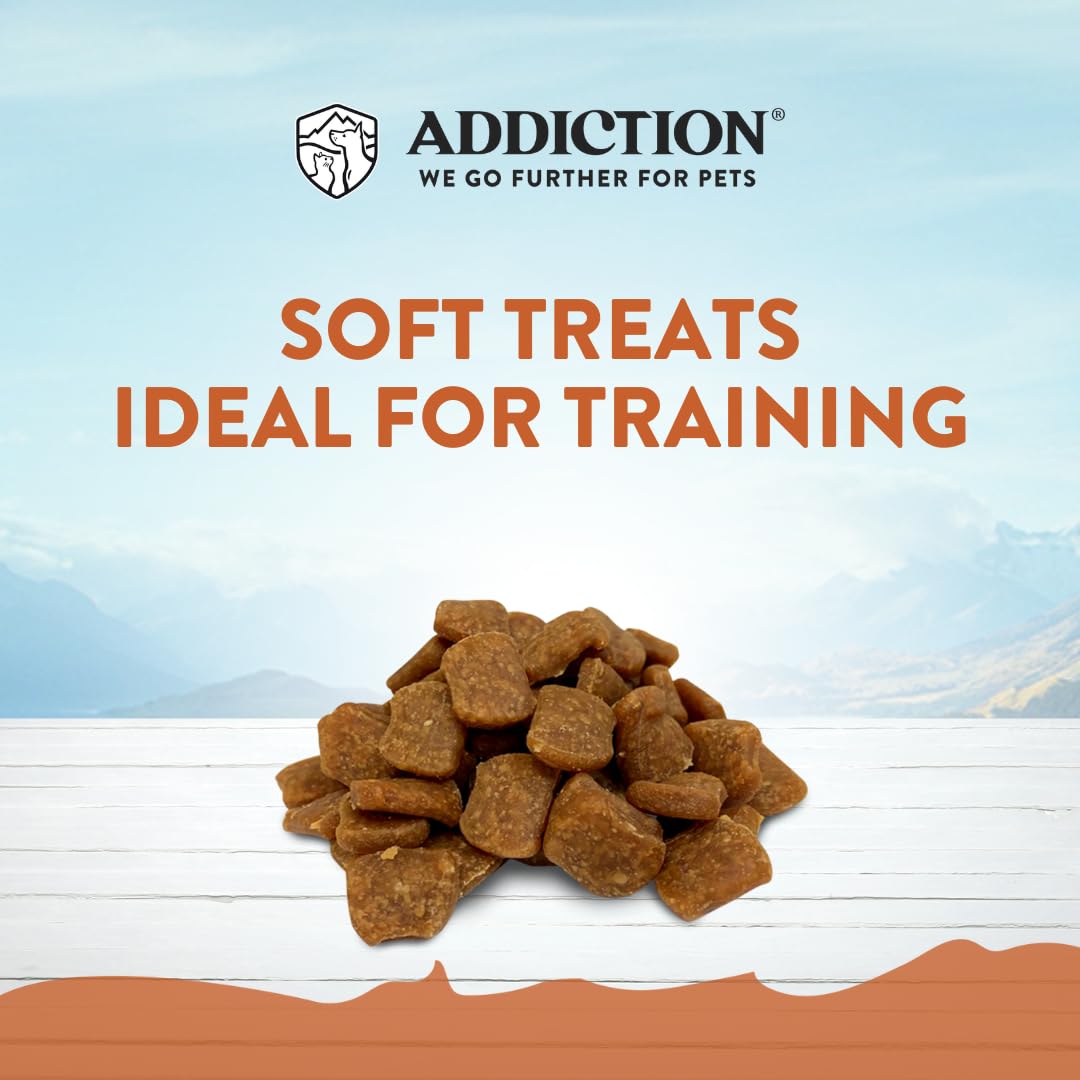 Alto contenido de proteína de canguro en Addiction Meaty Bites para una nutrición equilibrada