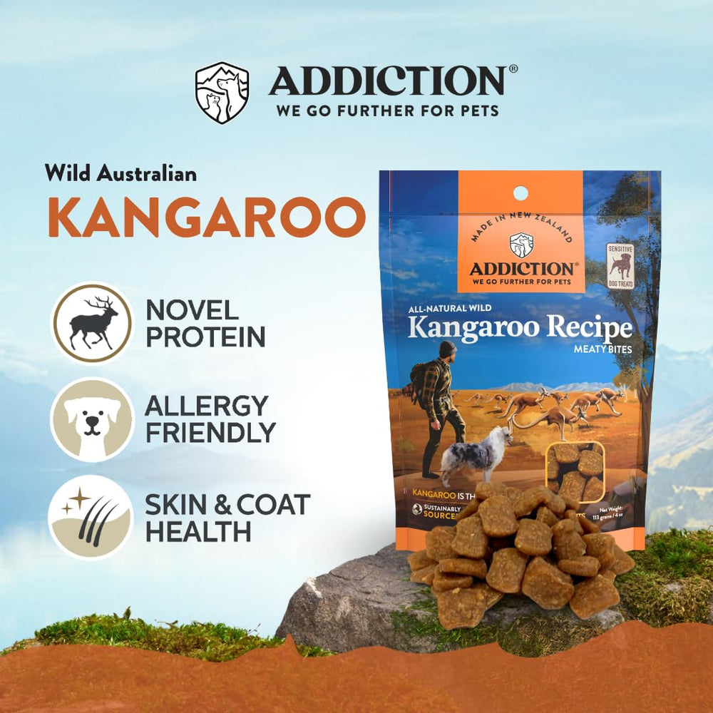 Addiction Meaty Bites sin granos y sin guisantes para perros sensibles