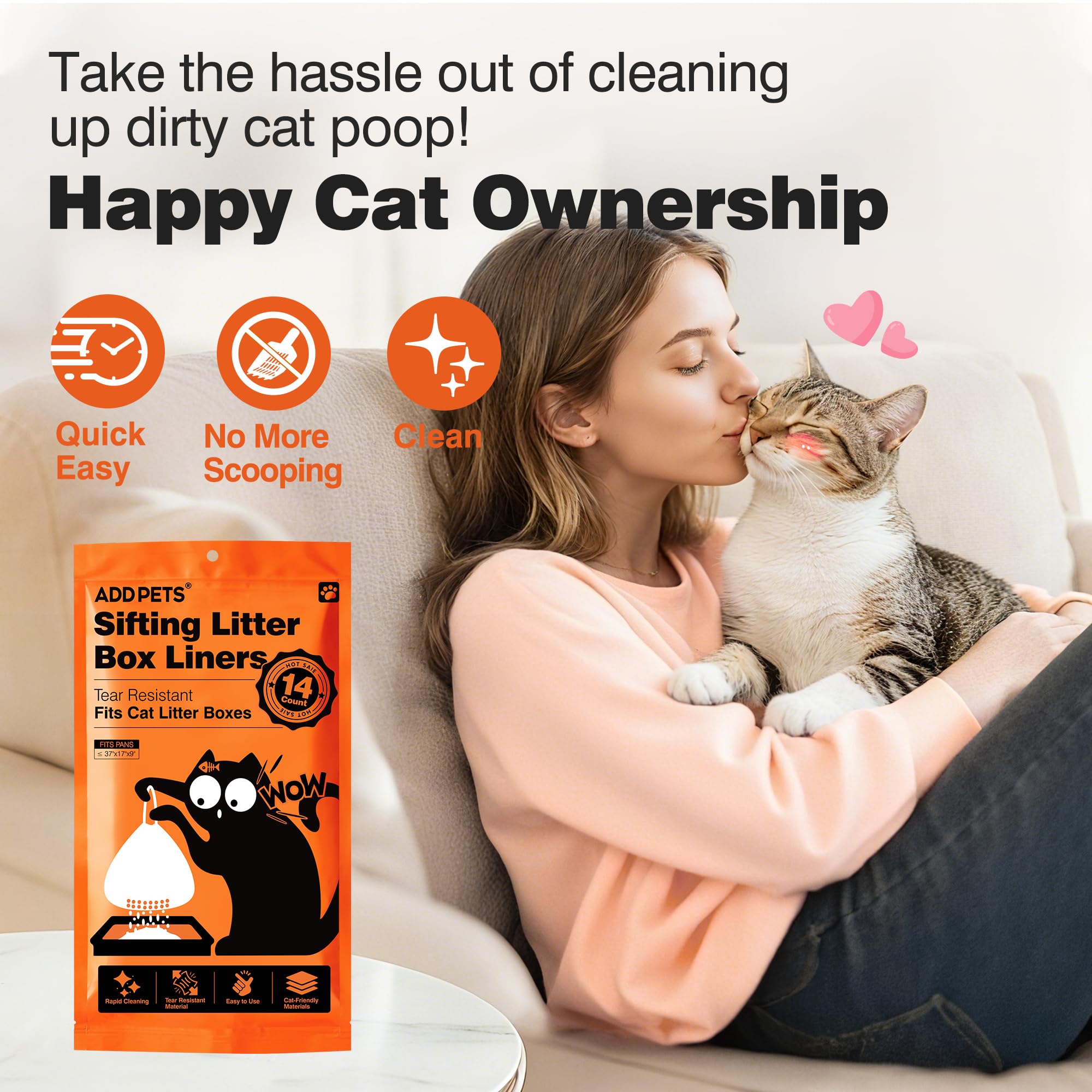 ADDPETS bolsas con control de olor, mantén el área más fresca
