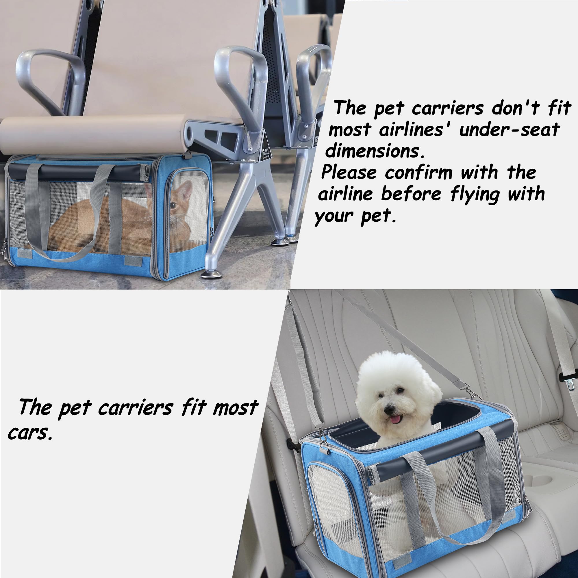 Adkyop transportin ligero y plegable, fácil de guardar.