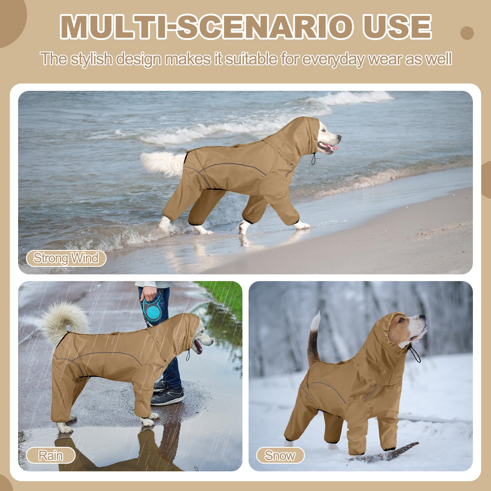 ADNIKIA capa para perro disponible en tallas de S a 3XL