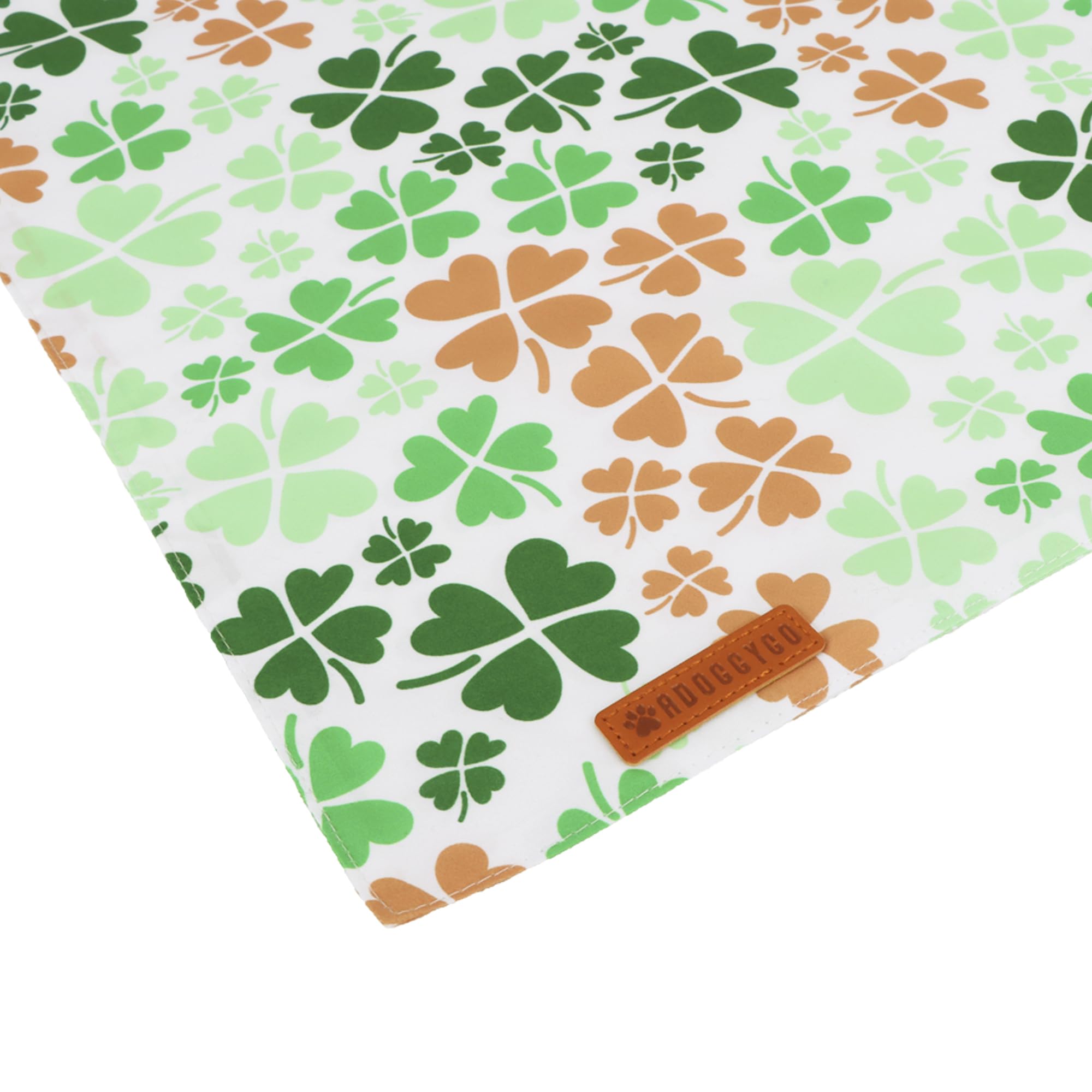 ADOGGYGO bandana verde para sesiones de fotos, accesorio ideal para perros.