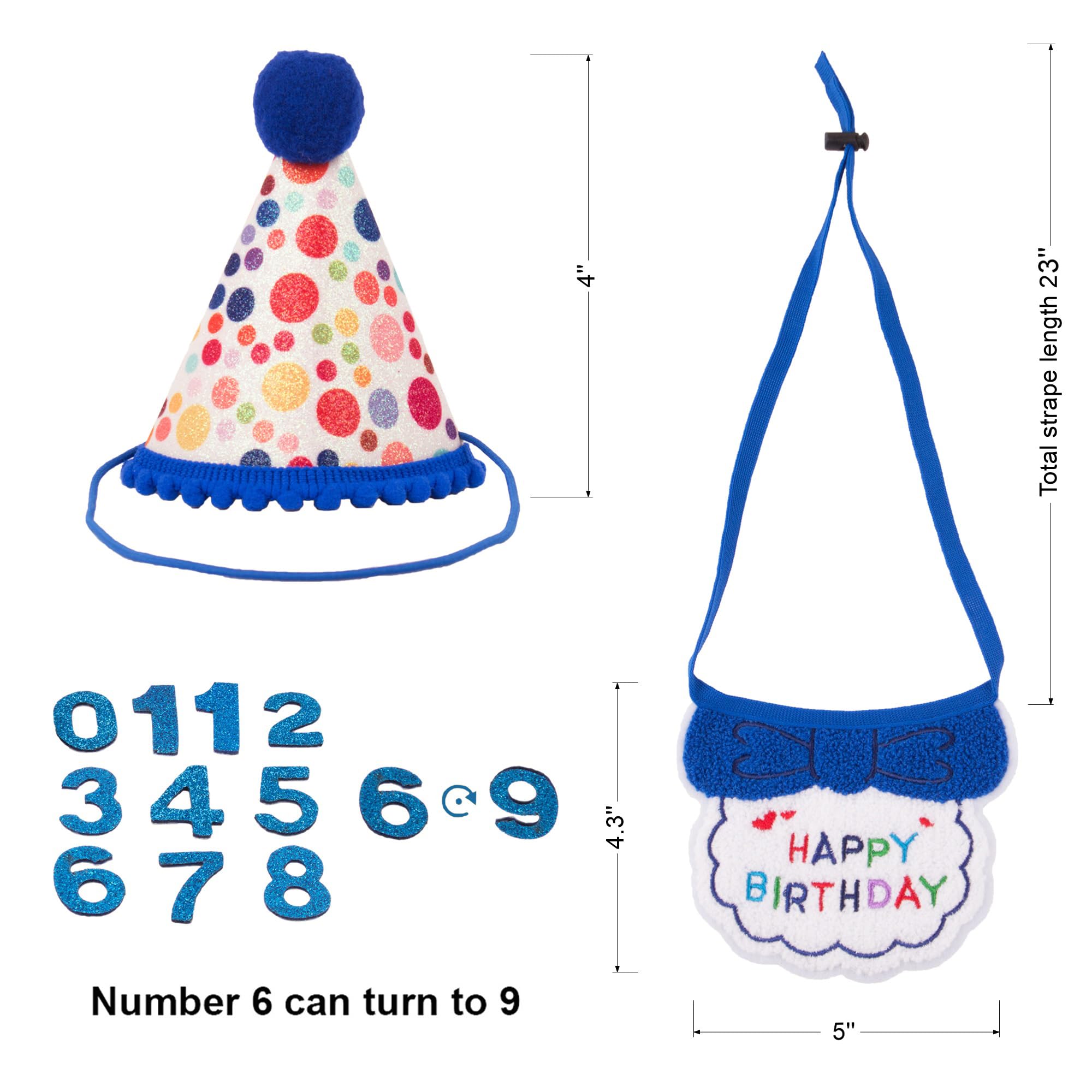 ADOGGYGO conjunto de celebración para gato, perfecto para fotos memorables.