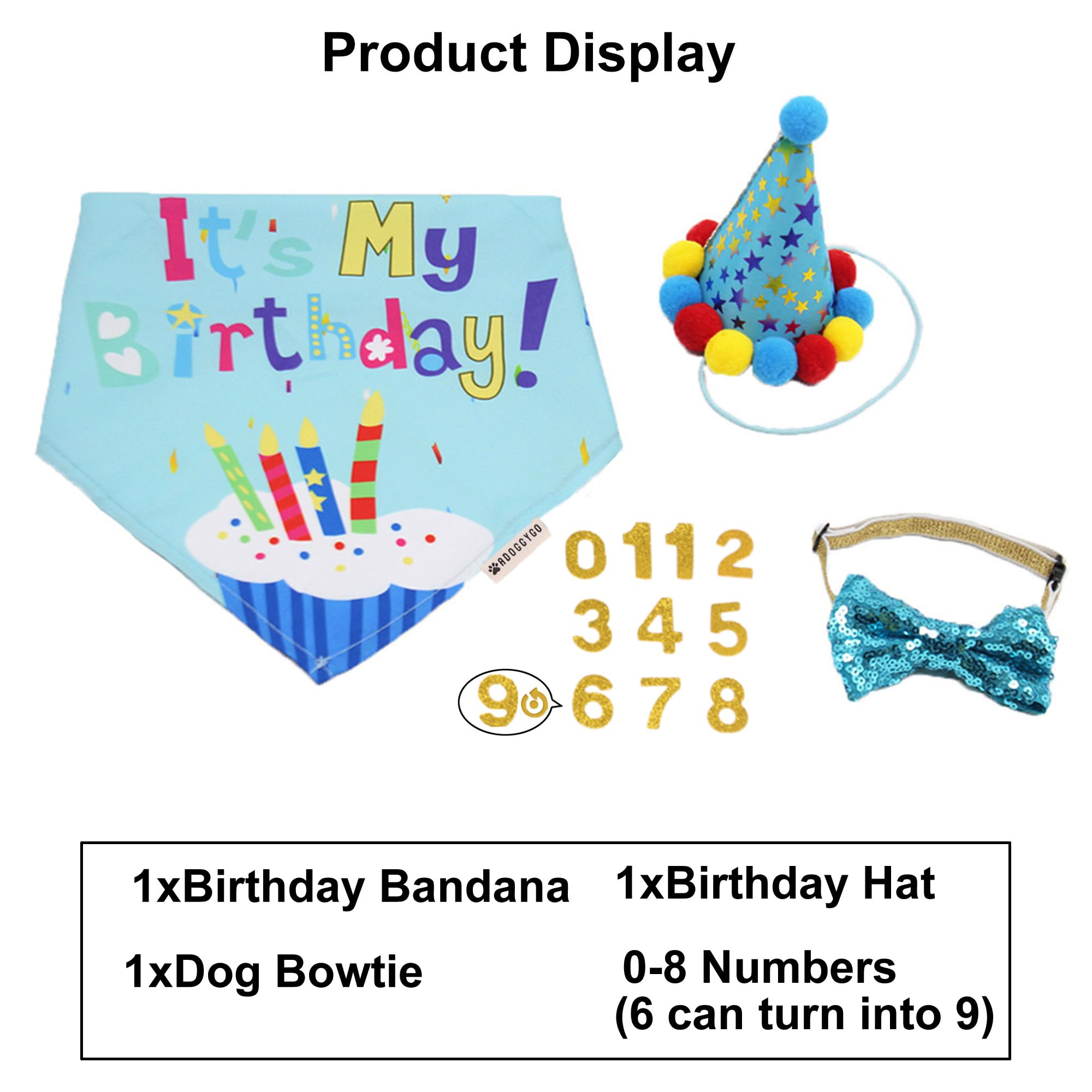 Kit fête ADOGGYGO pour chien extragrande, mise en place rapide.