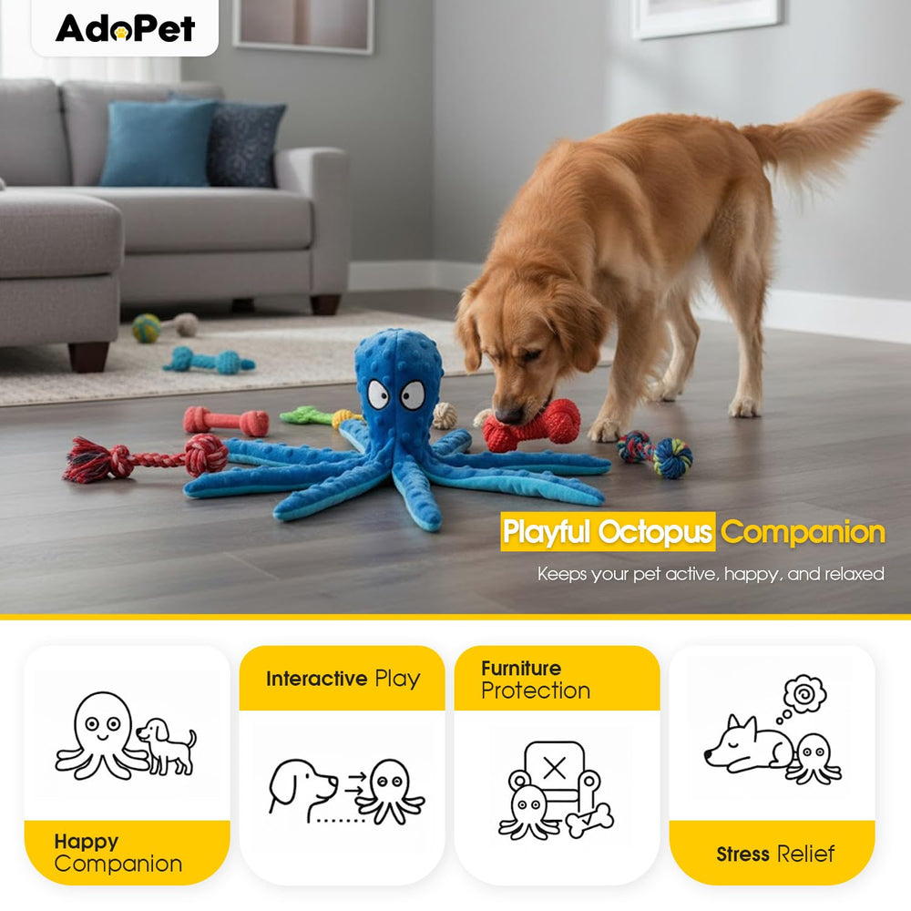 Tentáculos internos crujientes del pulpo AdoPet para juego interactivo