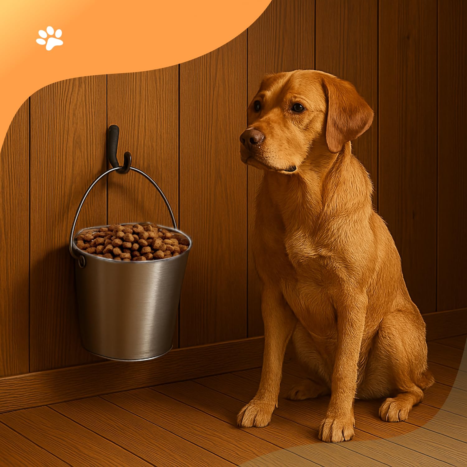 Advance Pet Products cubo para uso diario en kennel y jaula, fácil de limpiar.