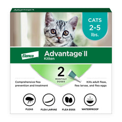 Advantage II Kitten: tubo para aplicación en nuca y protección de pulgas