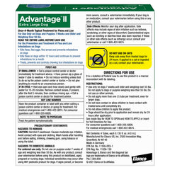 Advantage II XL para perros: aplicación directa al pelaje.