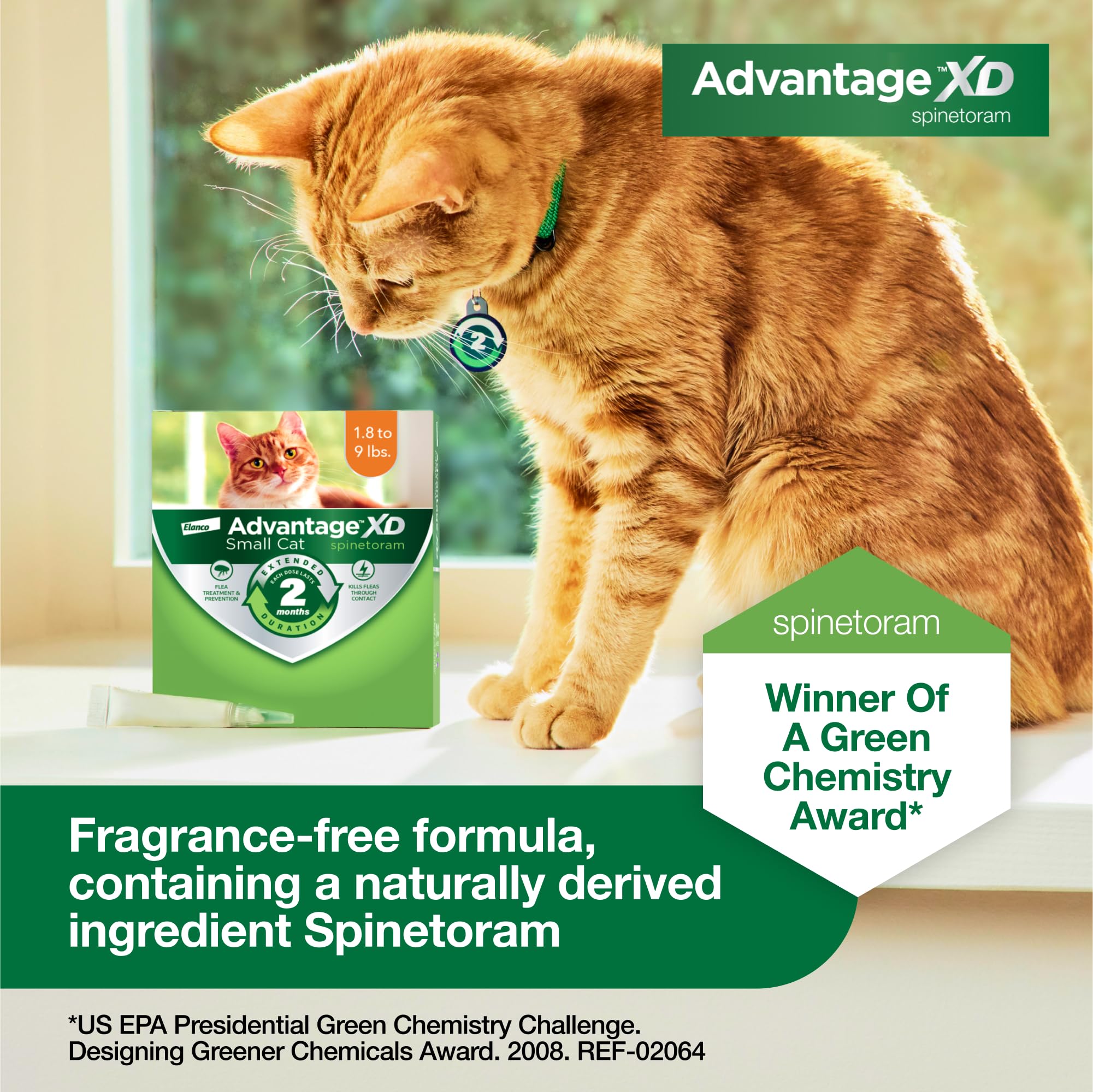 Advantage XD ingrediente Spinetoram, premio de Química Verde