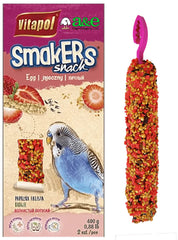 Smakers para periquitos de A&E Cage Company en jaula, variedad en la dieta