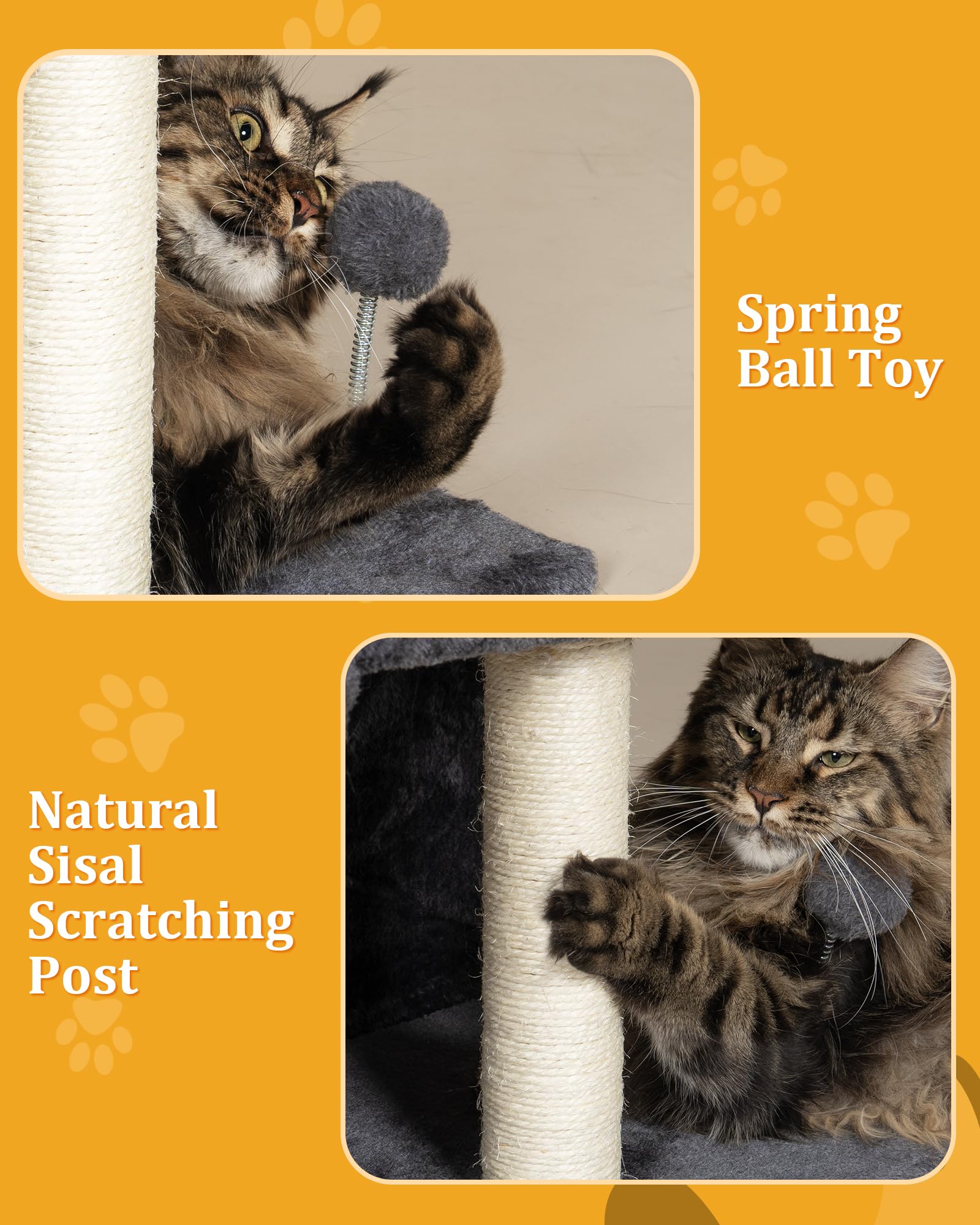 Árbol para Gato XL de Aechonow: ensamblaje listo para usar