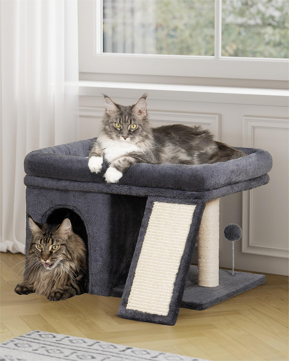 Árbol para Gato XL de Aechonow: cojín lavable para limpieza fácil