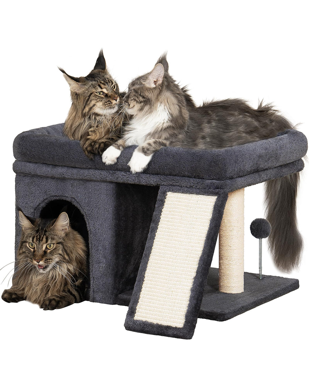 Árbol para Gato XL de Aechonow: plataforma superior para descansar gatos grandes