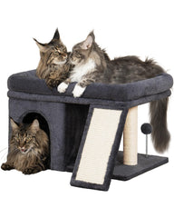 Árbol para Gato XL de Aechonow: plataforma superior para descansar gatos grandes