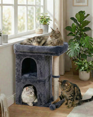 Aechonow poste de sisal de 24 pulgadas fomenta arañado y estiramientos