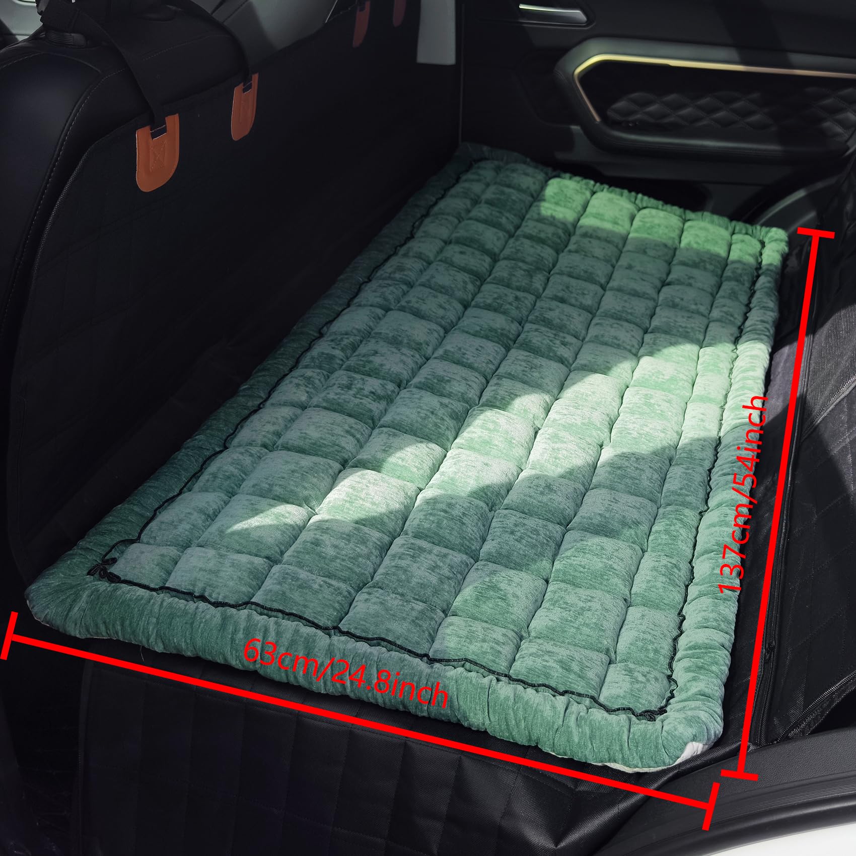 Almohadón suave AEEISHOMEREFORM para mascotas en coche, lavable y duradero