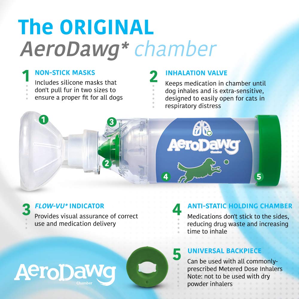 AeroDawg camara antistatica diseño duradero mantiene la medicacion estable